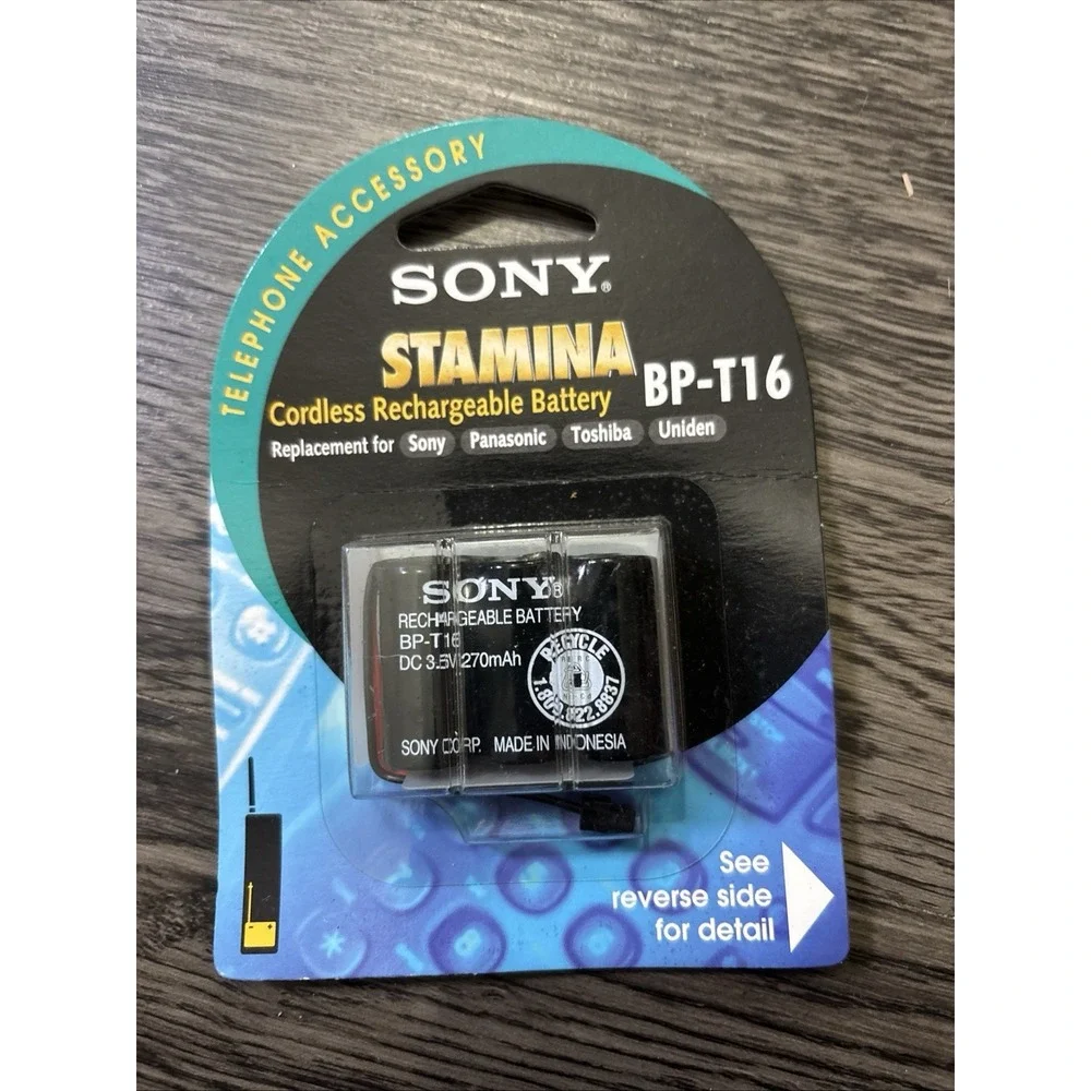 SONY STAMINA Cordless Rechargeable Battery, BP-T16